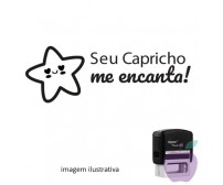  CARIMBO PEDAGÓGICO PARA PROFESSOR – SEU CAPRICHO ME ENCANTA 1,4cm x 3,8cm