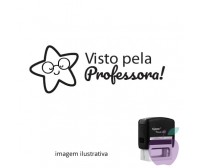  CARIMBO PEDAGÓGICO – VISTO PELA PROFESSORA 1,4cm x 3,8cm