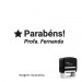 KIT 4 CARIMBO PARA PROFESSORES -  NOME PERSONALIZADO