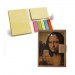 Kit de Post It | Bloco de Post It com capa da Monalisa